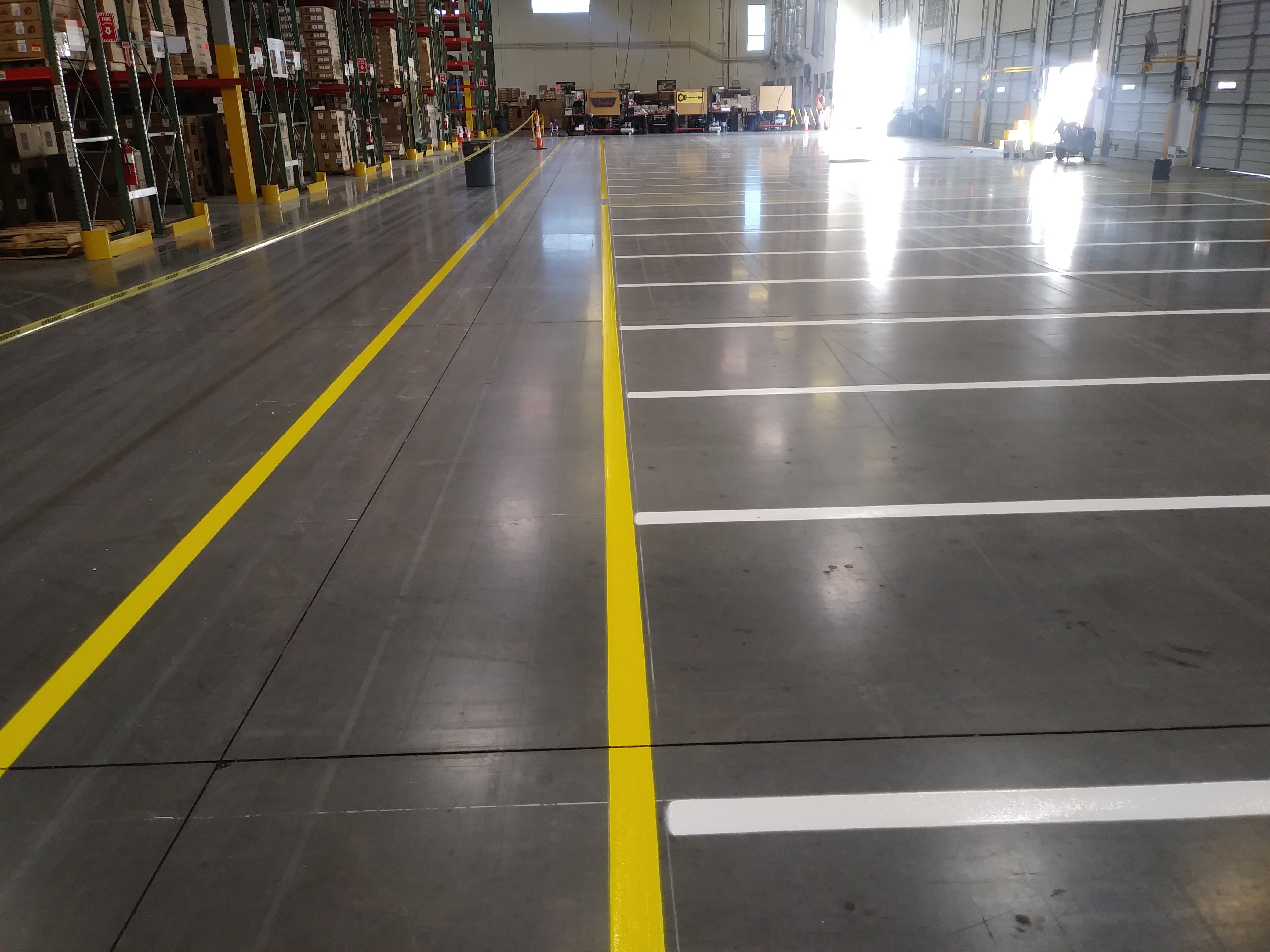 Top 5 Benefits of Epoxy Warehouse Striping